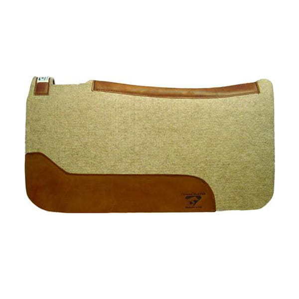 Diamond Wool Contoured Cowboy Pad 1 Inch