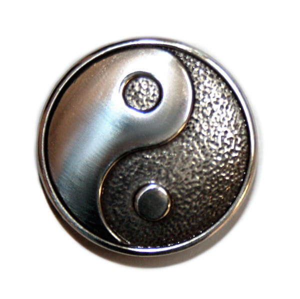 Yin Yang Concho 1 1/8&quot;