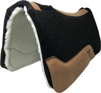 Diamond Wool Pad Black Gold Performance Roper Merino 3/4 Inch Diamond Wool Pad Black Gold Performance Roper Merino 3/4 Inch