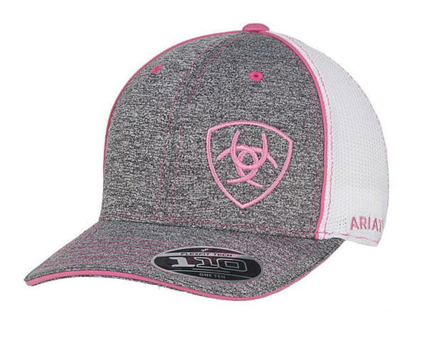 Ariat Ladys FlexFit Cap grey/pink
