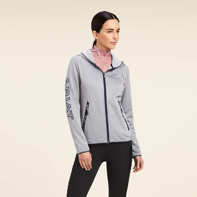 Asymmetrical zip hoodie women's online