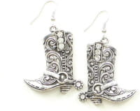 Blazin Roxx Cowboy Boot With Spurs Earings