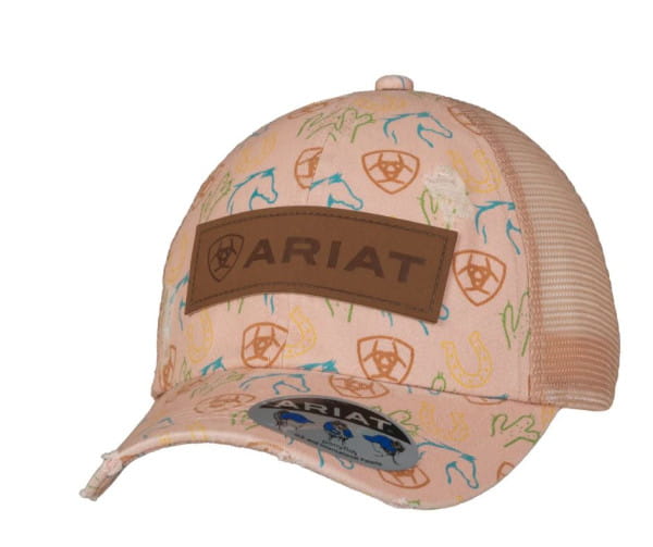 Ariat Womens Pony Flo Printed Fabric Pink