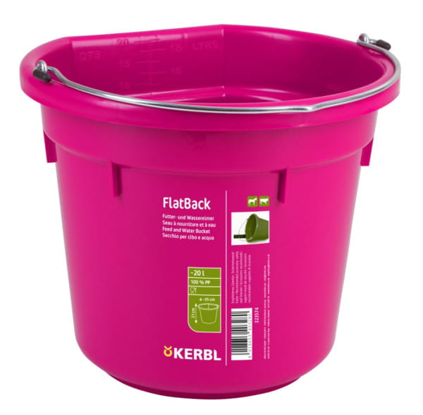 Wassereimer real Flatback div. Farben 20L