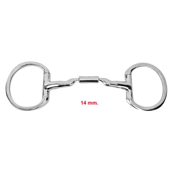 Myler Eggbutt Low Port Snaffle MS 04 14mm dickes Mundstück Stufe 2