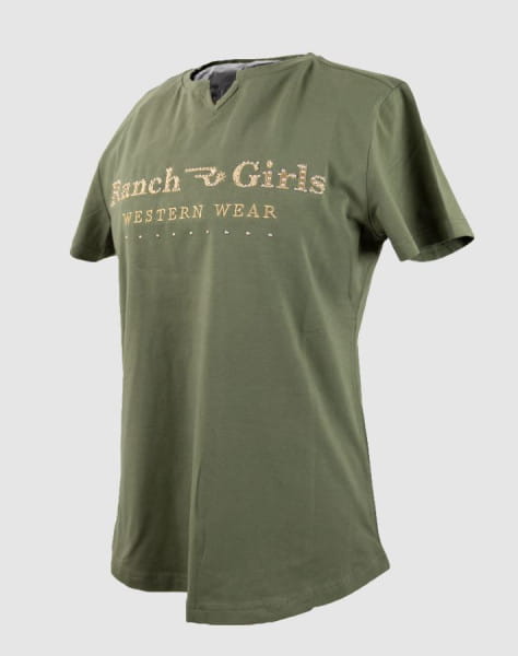 Ranchgirls T-Shirt MATHILDA khaki