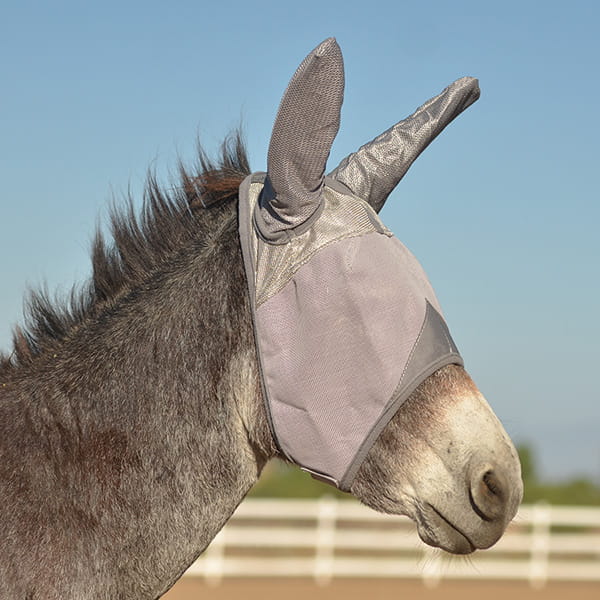 Cashel Crusader Fly Mask UV-Schutz Fliegenmaske mit Ohren Esel Weanling