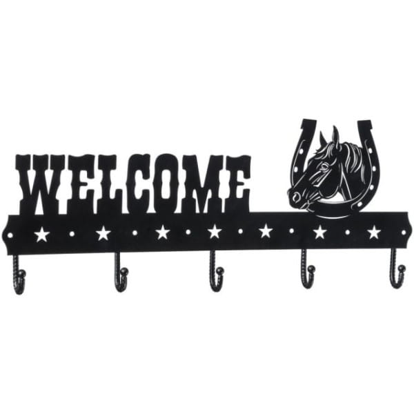 Horse/Horseshoe Welcome Rack