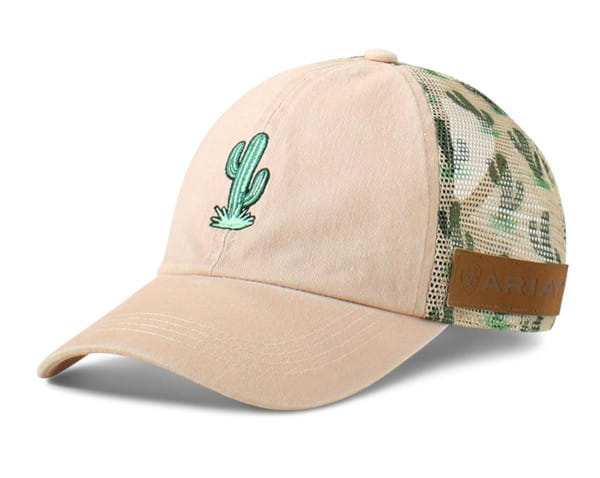 Ariat Womens Ponyflo Embroidered Cactus Cap