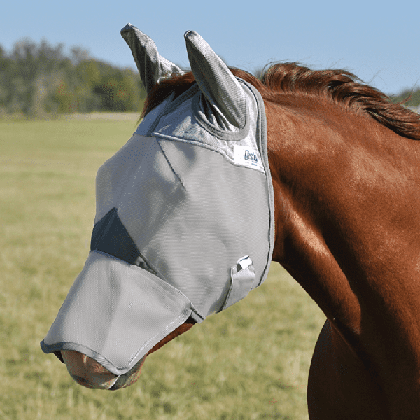 Crusader Fly Mask Cashel UV-Schutz Fliegenmaske Ohren und Nase