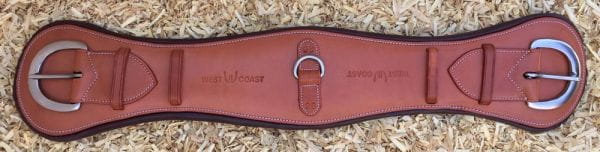 Cattleman&#039;s Leder Bauchgurt anatomisch gepolstert