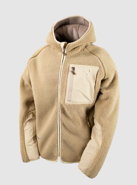 Ranchgirls Sherpa Fleece Hooded Jacket MADDY sand