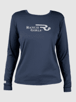Ranchgirls Long Sleeve Shirt SABRINA denim blue