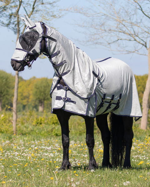 Fliegendecke Big Neck mit Halsteil und Fliegenmaske