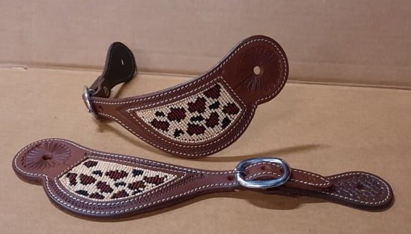 Cattleman&#039;s Sporenriemen Leopard