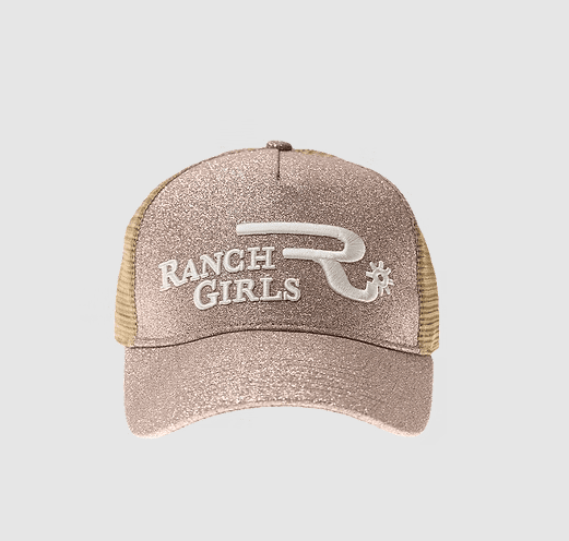 Ranchgirls Cap GLIMMER rosegold / creme