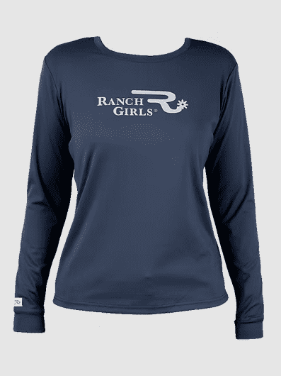 Ranchgirls Long Sleeve Shirt SABRINA denim blue