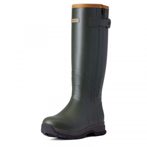 Ariat Womens Burford Insulated Zip Rubber Boot olive