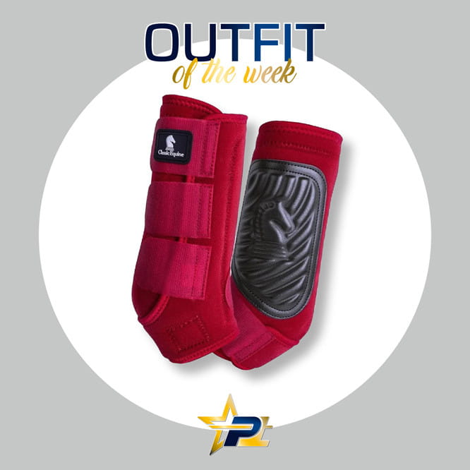 Classic Equine Classic Fit Front Boots crimson