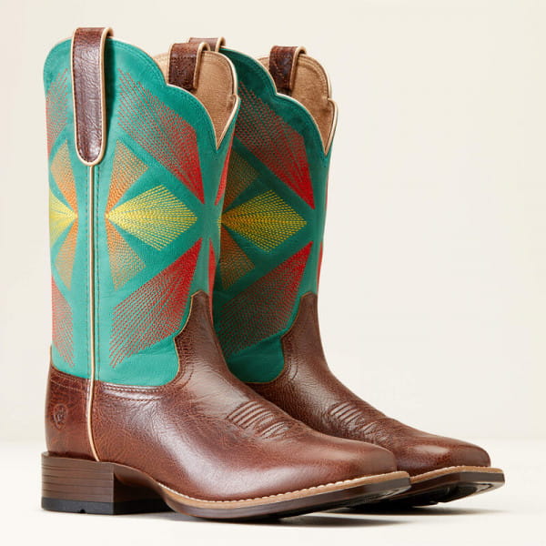 Ariat Womens Oak Grove Western Boots gingersnap jaded