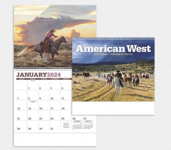 American West Westernkalender 2024 by Tim Cox