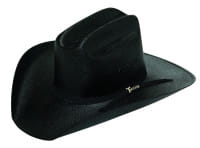 Twister black Shantung Strohhut