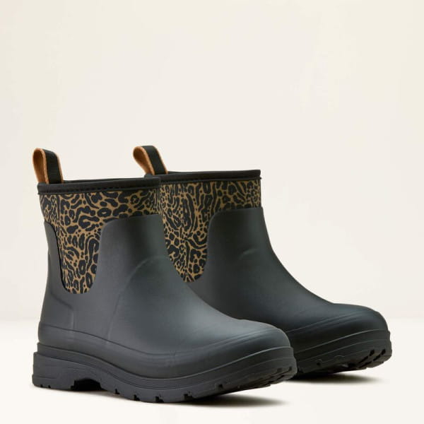 Ariat Womens Kelmarsh Shortie Rubber Boot ocelot print