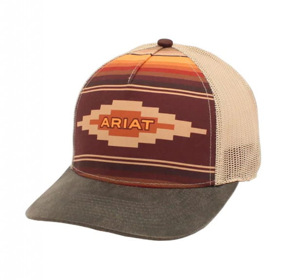 Ariat Womens Aztec Logo Cap brown