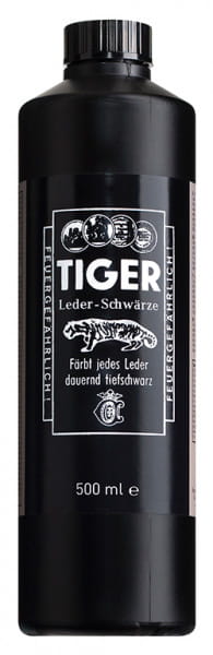 Tiger Leder Schwärze