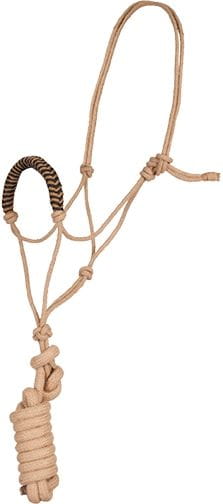 Mustang Jute Knotenhalfter mit Führstrick