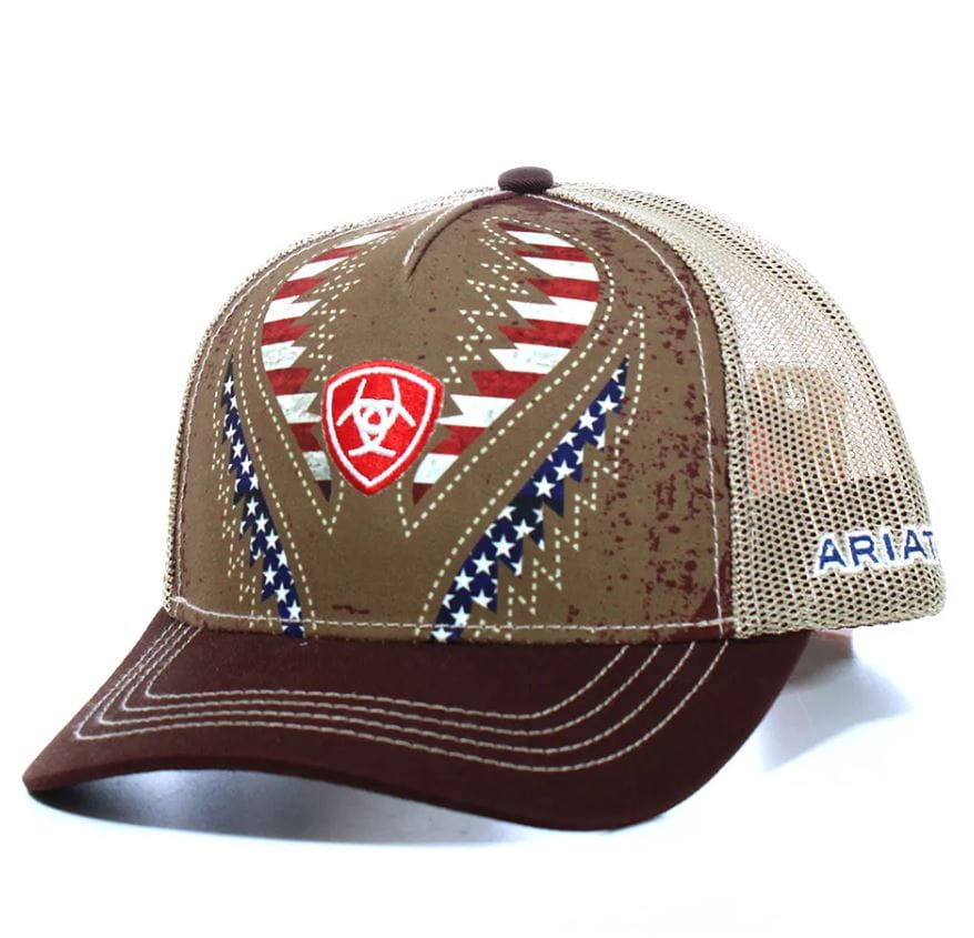 Ariat flag hat online