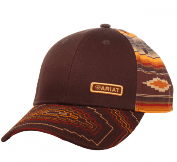 Ariat Womens Southwest Design Cap brown