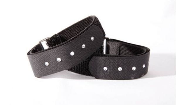 Klettband für Bandagen mit Glitzersteinen