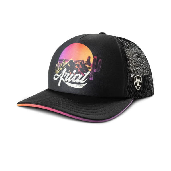 Ariat Mens Sunset Desert Cap Black