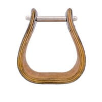 5″ Stainless Steel Covered Wooden Stirrups 5″ Stainless Steel Covered Wooden Stirrups