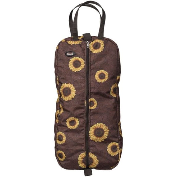 Tough1 Sunflower Tooled Deluxe Nylon Halter/Bridle Bag